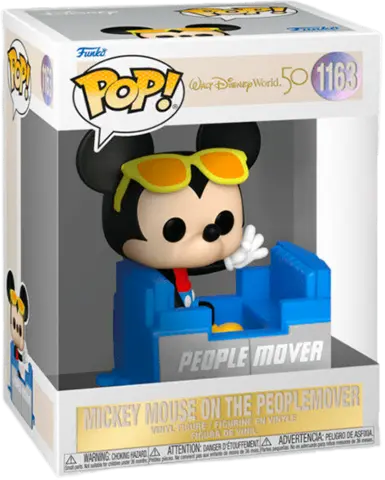 Comprar Figura Pop! Walt Disney World 50: Mickey  Mouse On The Peoplemover (1163) Figuras de Videojuegos