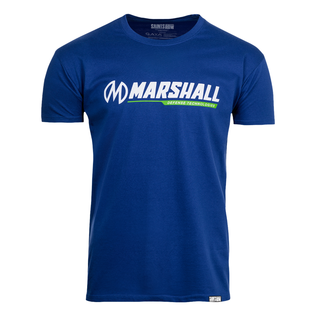 Camiseta azul marino marshall saints row talla m