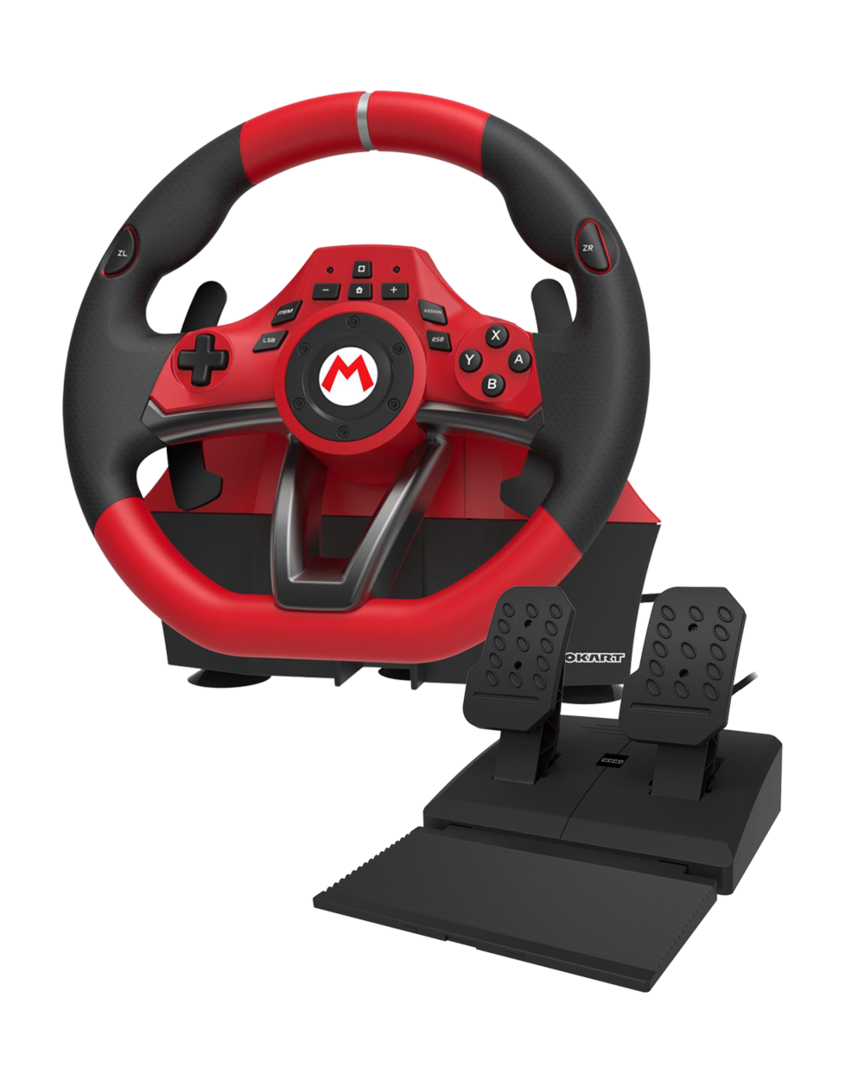 Volante wheel pro deluxe mario kart racing licenciado