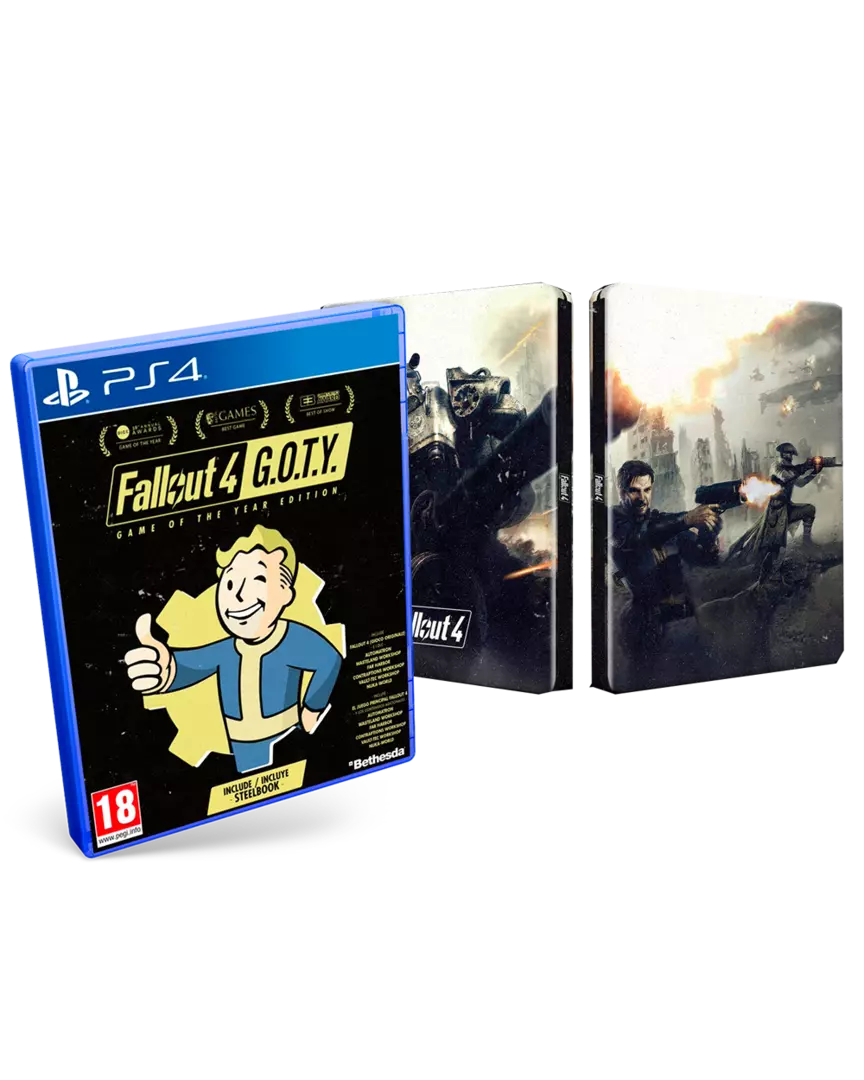 esperanza brazo lobo Comprar Fallout 4 Edición Game of The Year Steelbook - PS4, Limitada |  xtralife