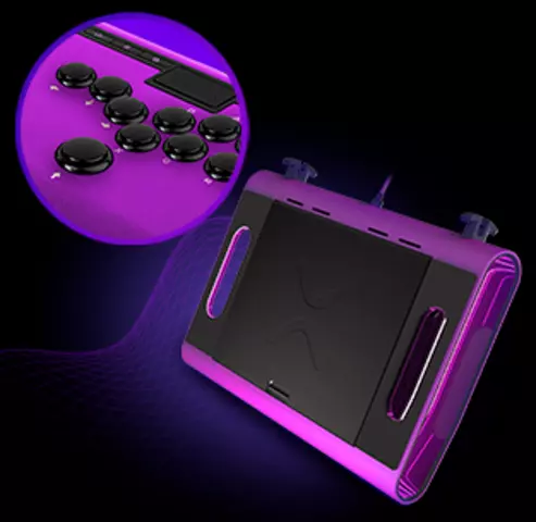Comprar Fightstick Victrix Pro FS-12 Arcade Púrpura con Licencia Oficial PlayStation PS5 Pro FS-12 Púrpura