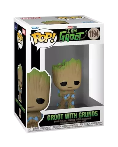 Reservar Figura POP! Groot with Grunds Yo soy Groot Marvel 9cm Figuras de Videojuegos
