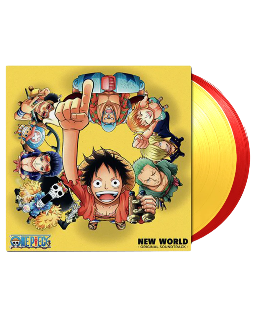 Vinilo new world one piece banda sonora amarillo/rojo