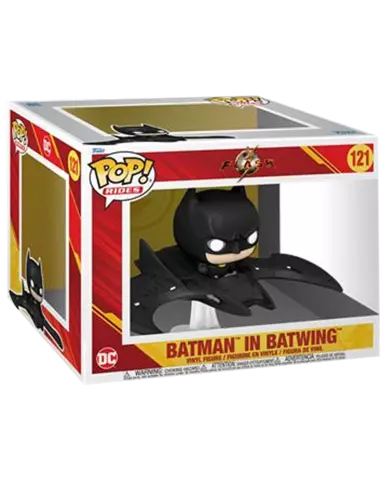 Comprar Figura POP! Rides Batman en Batwing The Flash Super Deluxe DC Comics 13 cm Figuras de Videojuegos