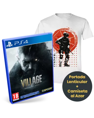 Comprar Resident Evil Village Edición Lenticular + Camiseta Resident Evil Talla S al Azar PS4 Edición Lenticular + Camiseta Talla S