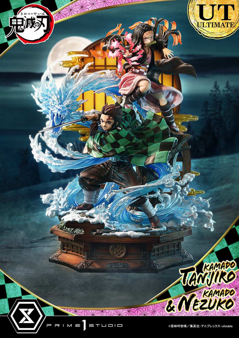 Estatua nezuko & tanjiro demon slayer: kimetsu no yaiba masterline ultimate bonus ver. prime 1 studio
