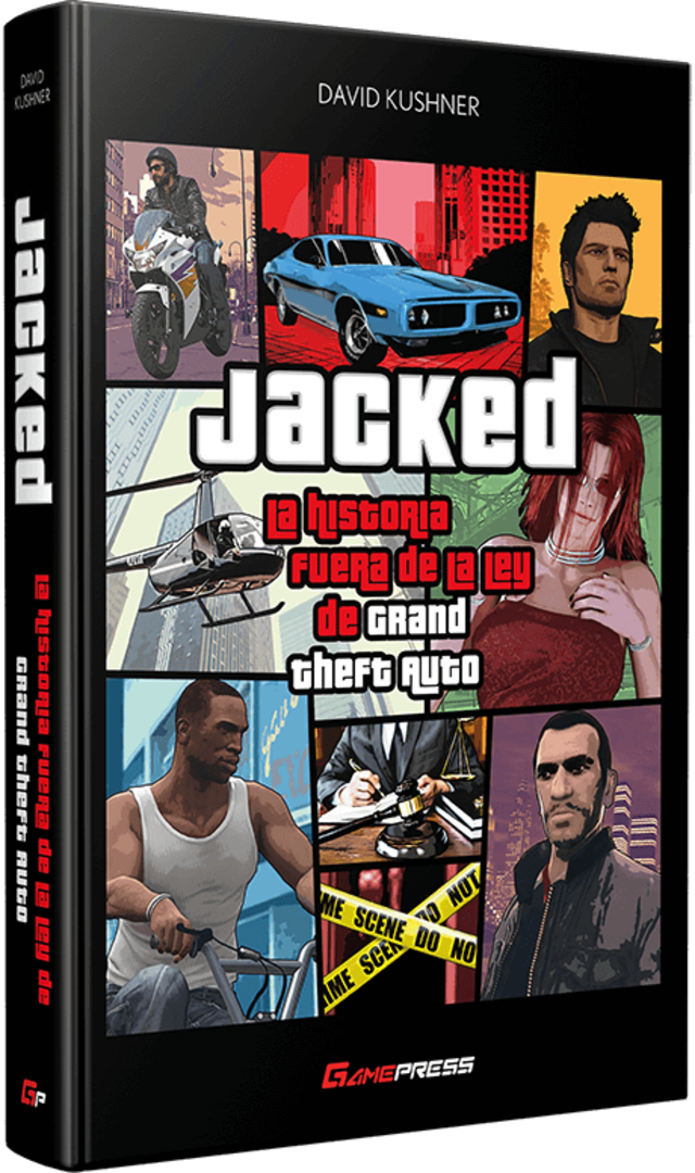 Libro jacked: la historia fuera de la ley de grand theft auto