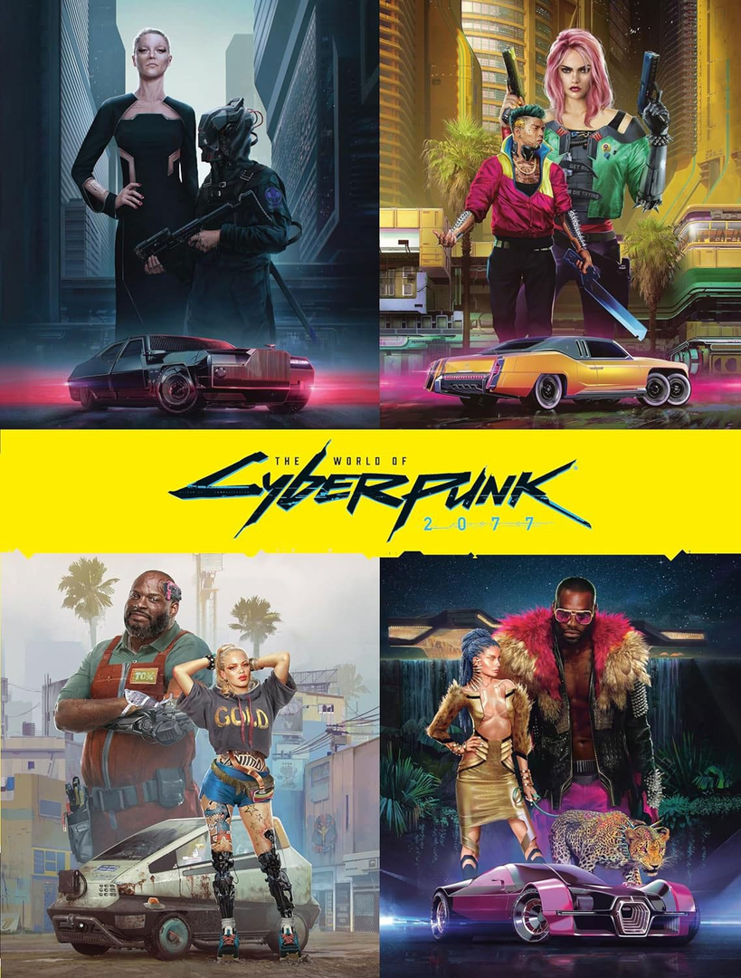 Libro de arte cyberpunk 2077 el mundo de cyberpunk *ingles* midas