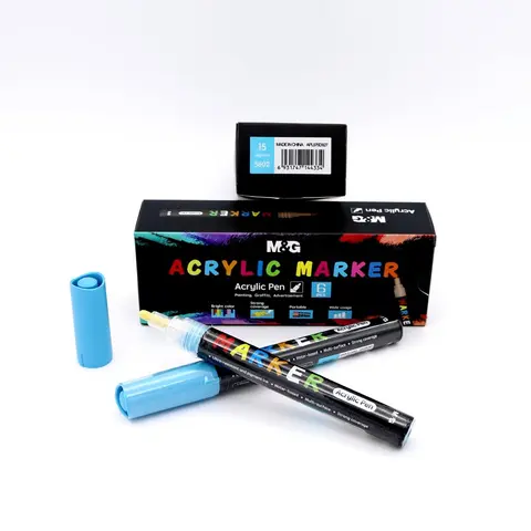 Comprar Set Rotuladores Pintura Acrilica Azul 15 S602 