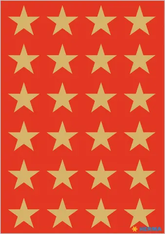 Comprar Pegatinas Decor Estrella 5 Puntas Dorada 15 Mm 