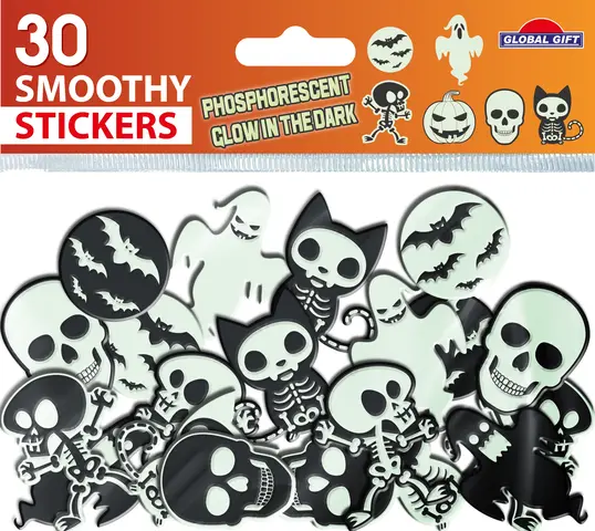 Comprar Pegatinas De Espuma Halloween Brillo En La Oscuridad 
