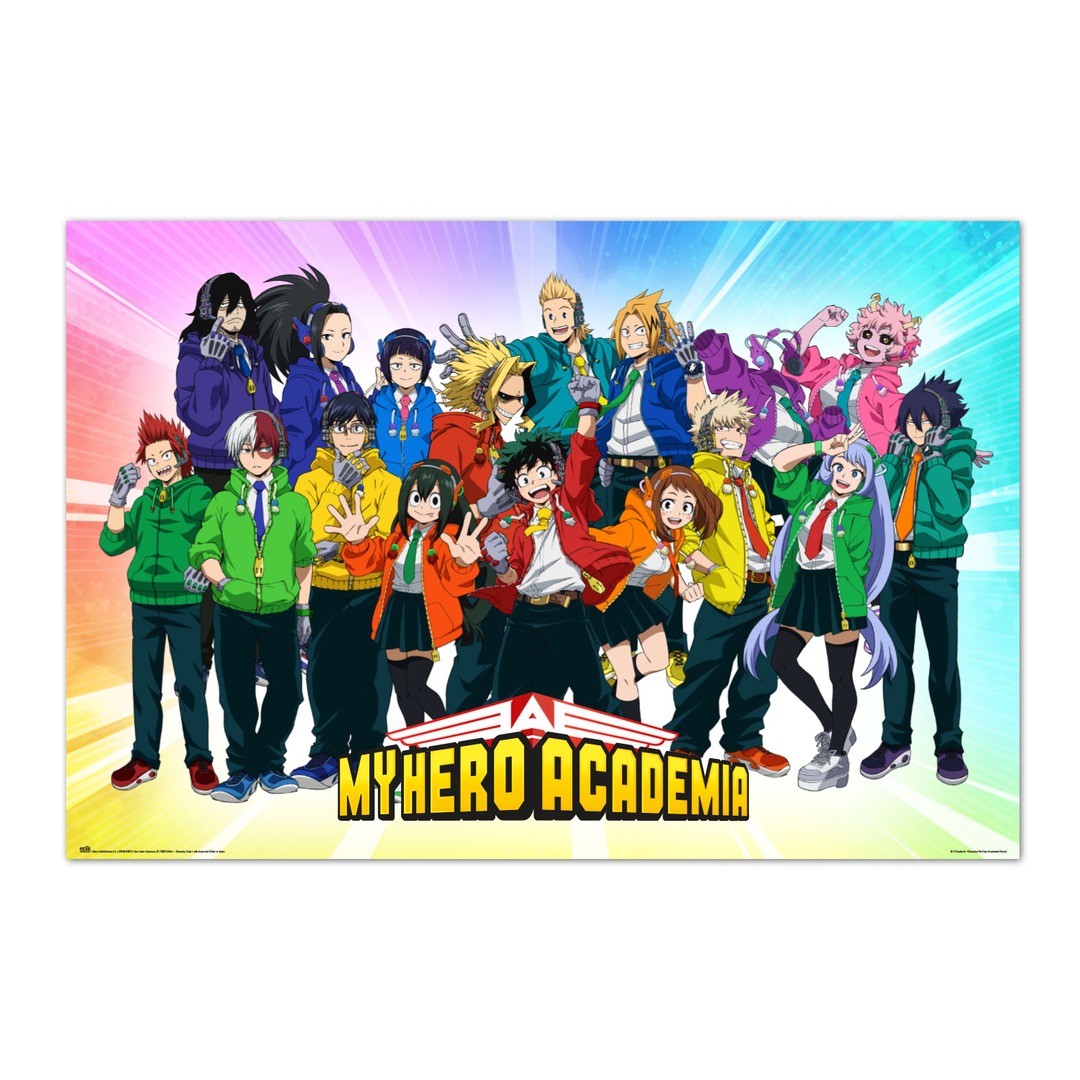 Poster my hero academia hero fes.