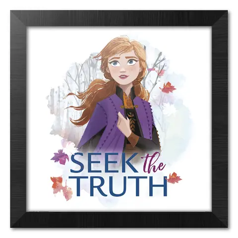 Comprar Print Enmarcado 30X30 cm Disney Frozen Seek The Truth 