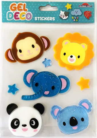 Comprar Pegatinas Gel Deco Caras Animales 