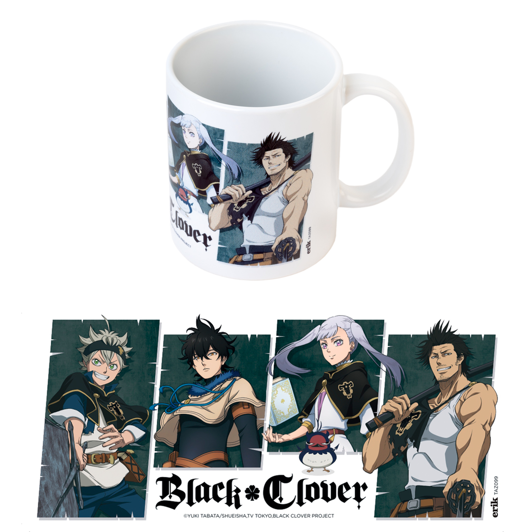 Taza black clover asta, yuno, noelle & yami