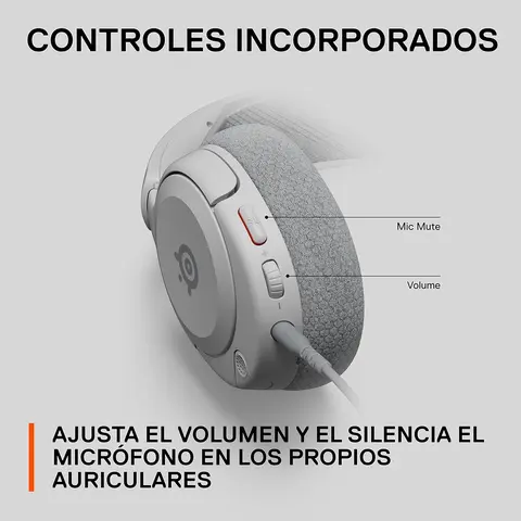 Reservar Auriculares Gaming Arctis Nova 1P Blancos con Cable Steelseries PS5 screen 7