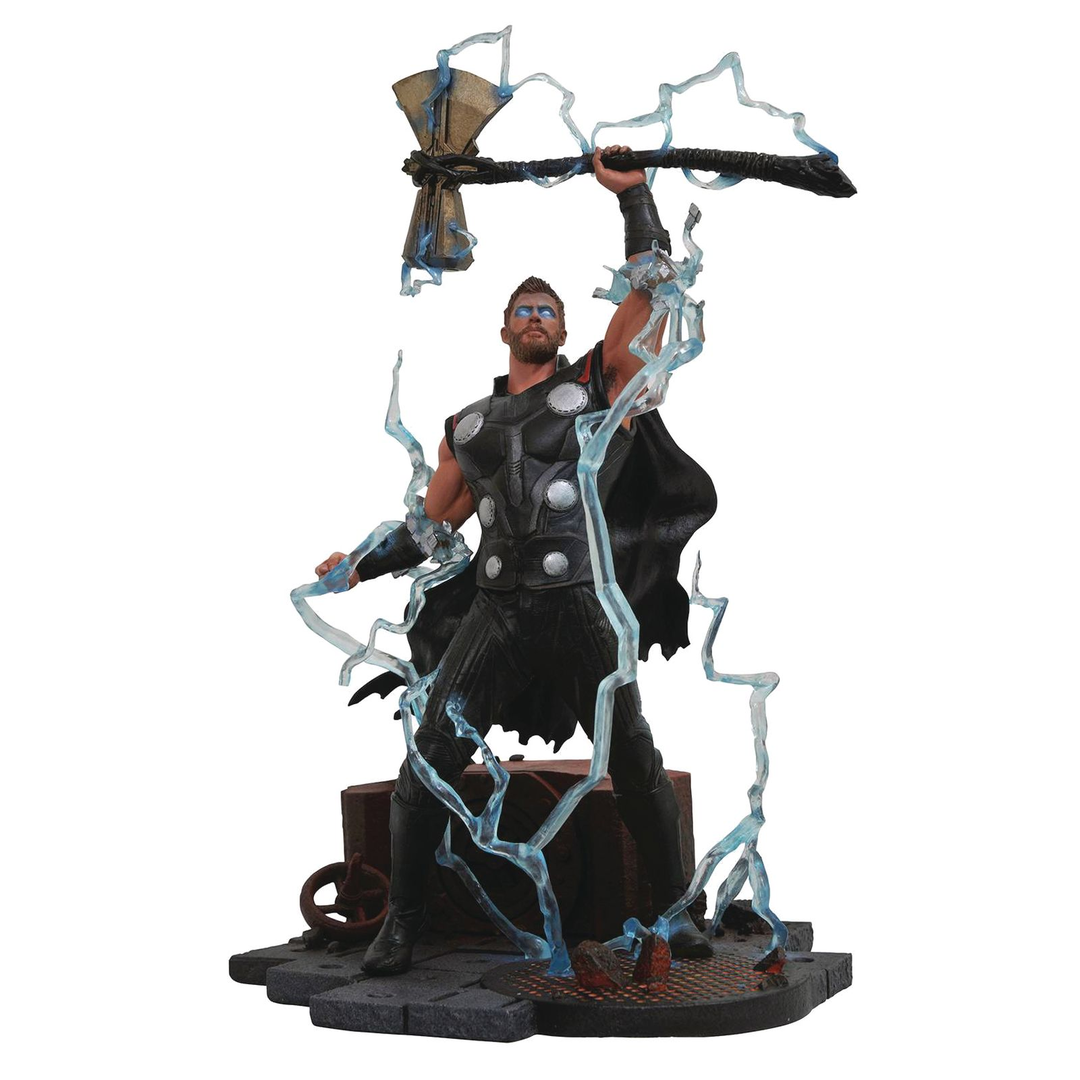 Diorama thor 23 cm pvc marvel gallery avengers infinity war re-run
