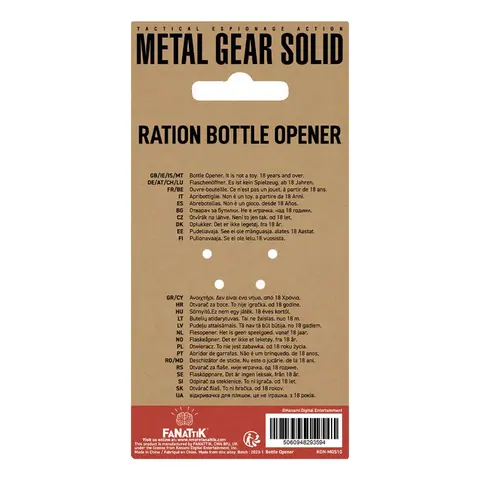 Comprar Metal Gear Solid Ration Abridor de Botellas Limitada