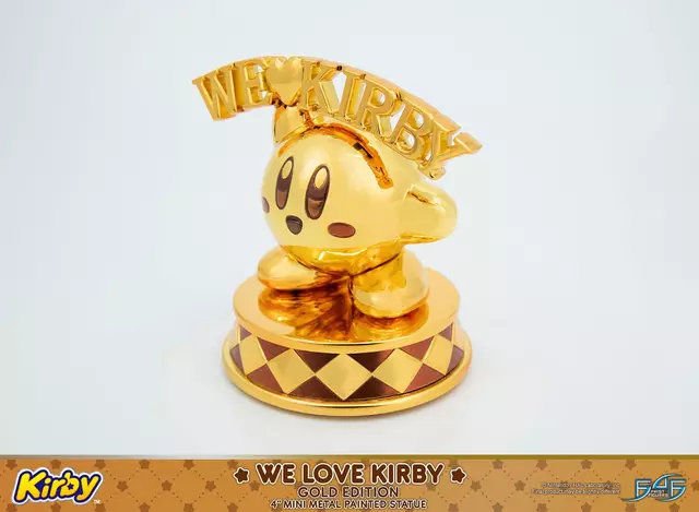 Reservar Figura Metálica Kirby We Love Kirby Edición Oro First 4 Figures Figuras