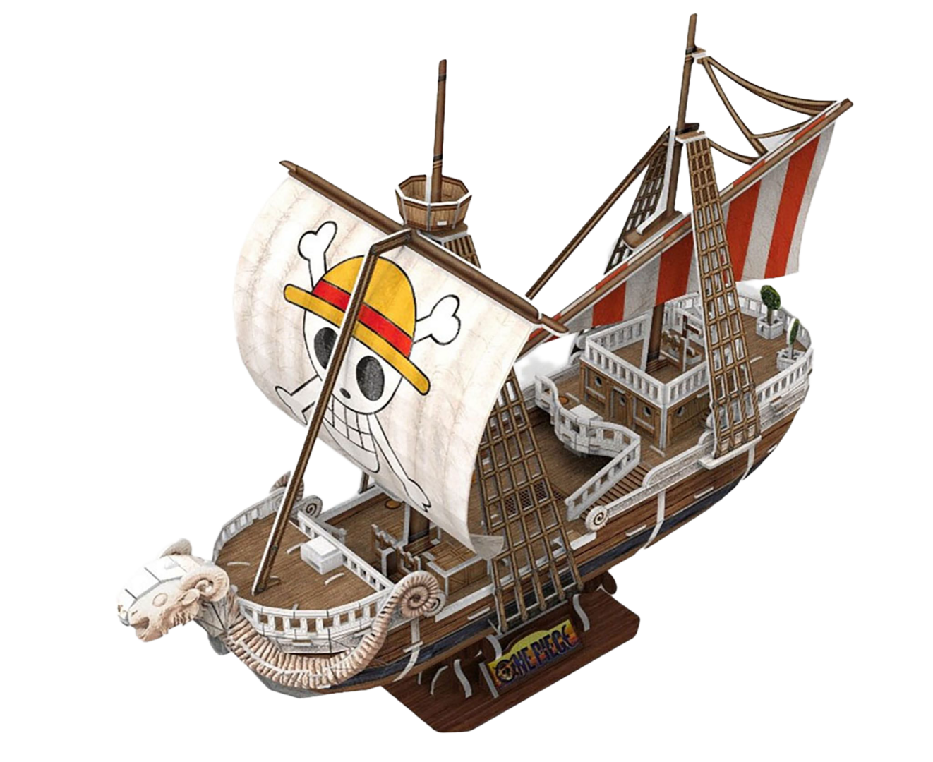 Puzzle 3d going merry one piece revell