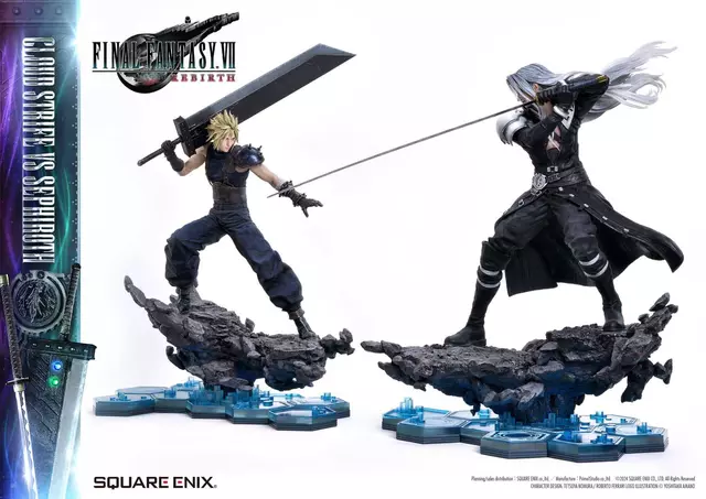 Reservar Pack 2 Estatuas Cloud y Sephiroth Final Fantasy VII Rebirth Masterline 1/4 Square Enix Estatuas