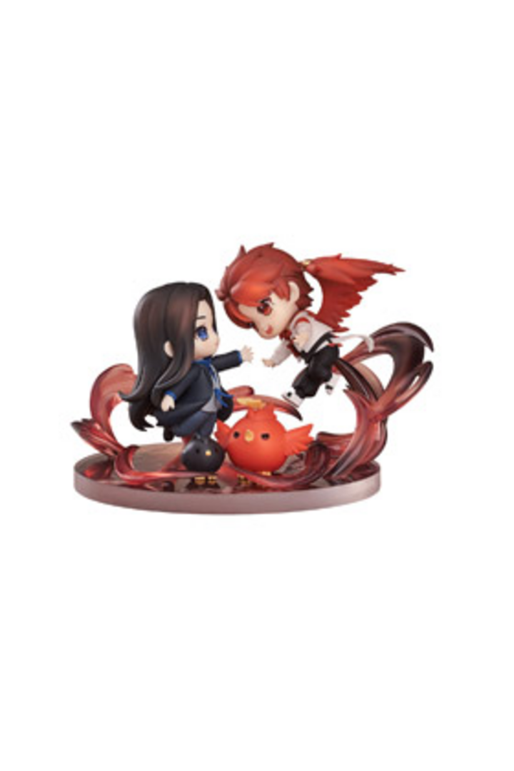 Xuan Ji & Sheng Lingyuan Hujianmuyun Ver Fig 10 cm Lie Huo Jiao Chou Chibi Figures