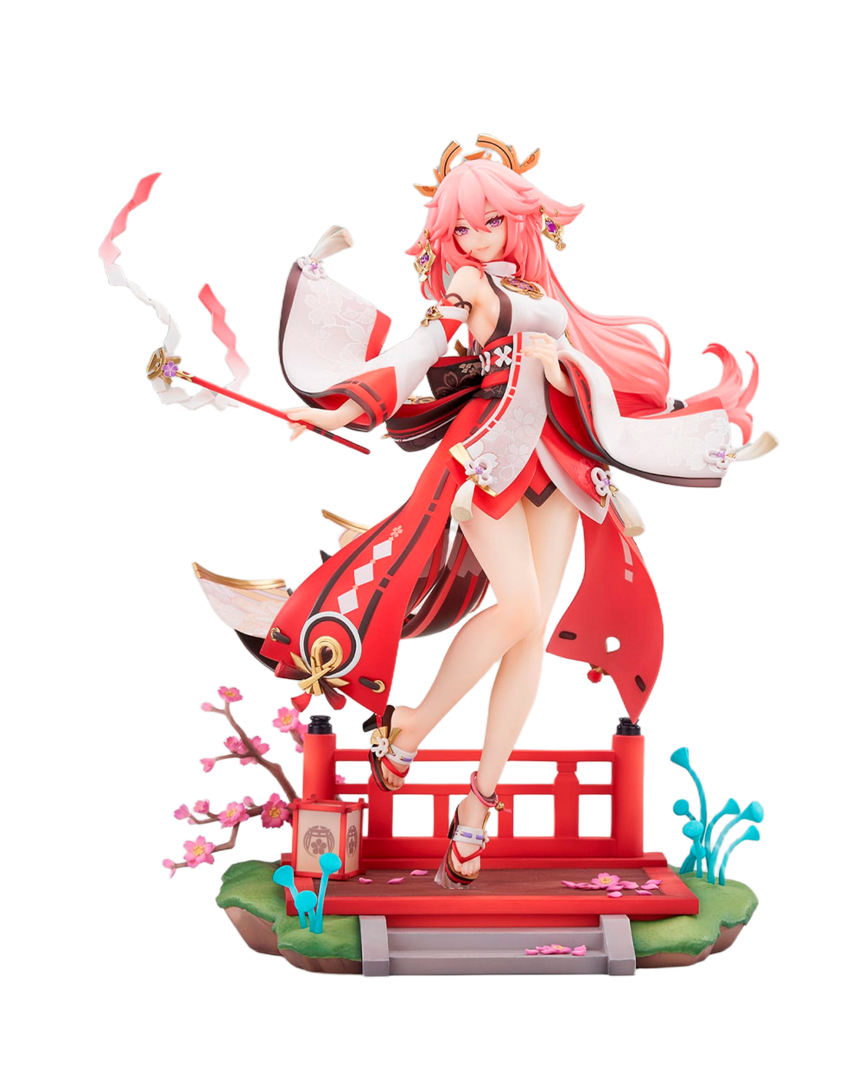 Figura Yae Miko Genshin Impact Astute Amusement Ver. 1/7 Apex Innovation 28cm
