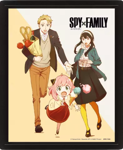 Spy X Family - Póster 3D Cool Vs Family