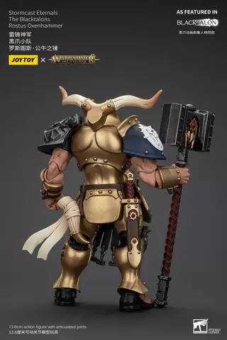 Reservar Figura Rostus Oxen Hammer Warhammer Age of Sigmar Stormcast Eternals The Blacktalons 20 cm Figuras Estándar