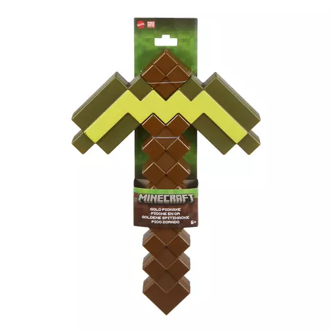Comprar Réplica Pico Dorado Minecraft 1/1 Mattel 35cm Réplicas Estándar