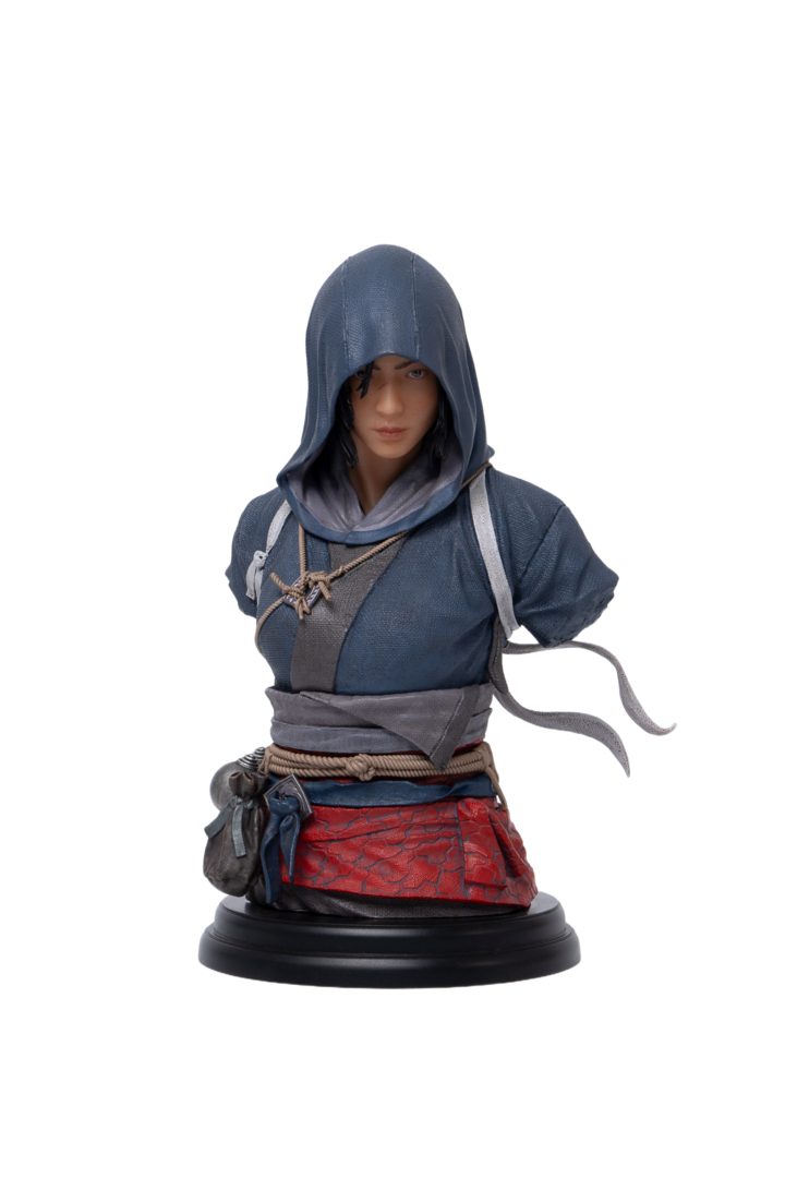 Figura Naoe Estatua Busto Resina Escala 1/4 Assassin's Creed Shadows 19 cm