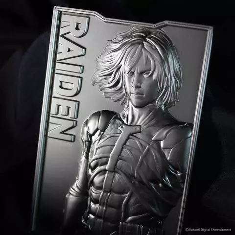 Reservar Placa Metálica Raiden Metal Gear Solid 2 Edición Limitada Fanattik Limitada