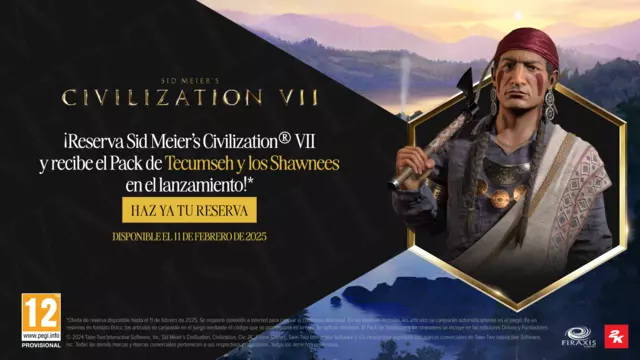 DLC Pack Tecumseh y los Shawnees - Civilization VII - PlayStation