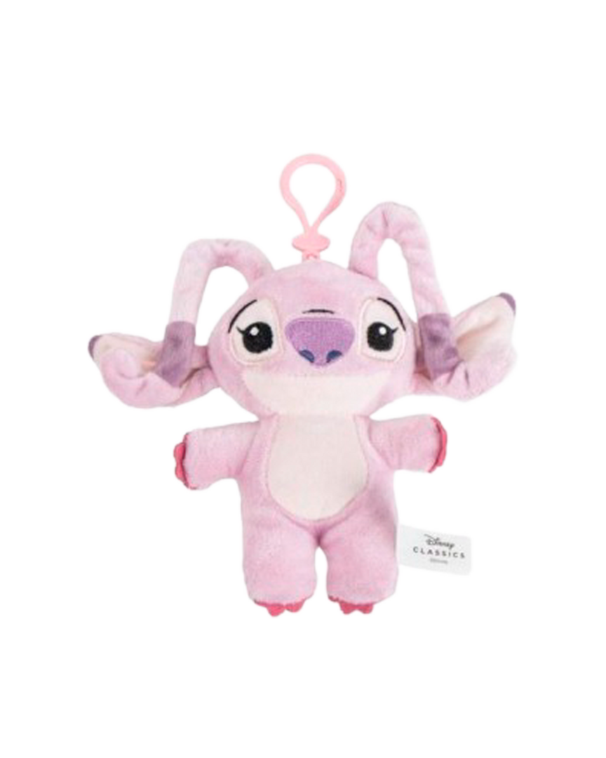 Peluche angel llavero 3d stitch & friends 13 cm