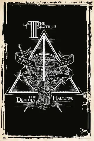 Comprar Poster Harry Potter Las Reliquias De La Muerte Simbolo 