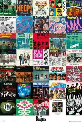 Poster The Beatles Portadas