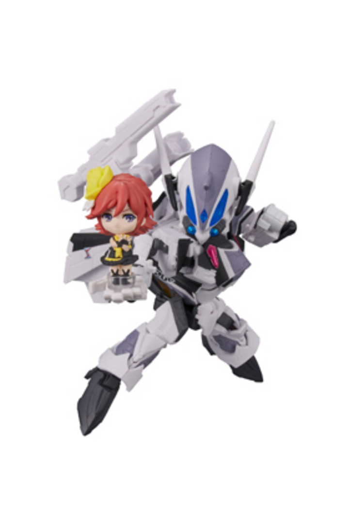 VF-31F Siegfried With Kaname Buccaneer Fig 10 cm Macross Tiny Session