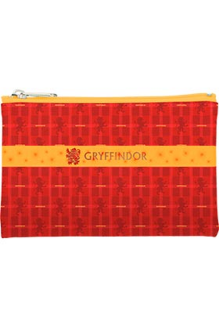 Estuche Rectangular Rojo Gryffindor Logo Harry Potter