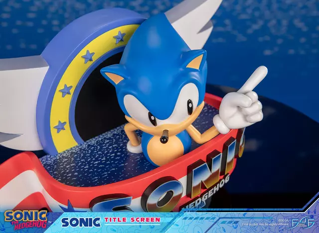 Reservar Figura Resina Sonic Sonic The Hedgehog Tittle Screen First 4 Figures 21cm Figuras