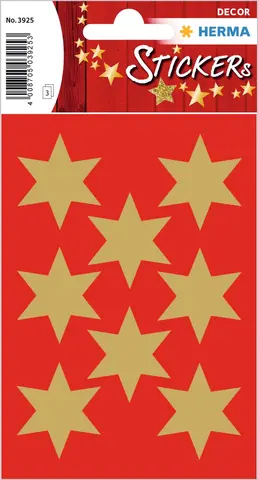 Comprar Pegatinas Decor Estrellas Doradas 33 Mm 