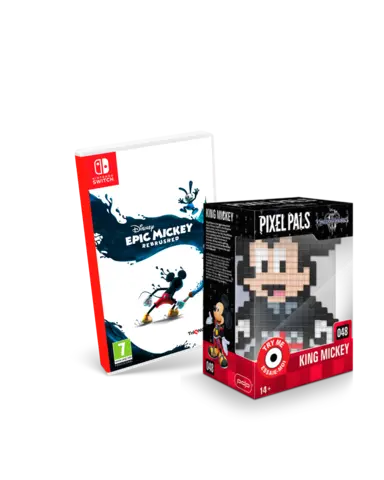 Reservar Disney Epic Mickey: Rebrushed + Pixel Pals Kingdom Hearts King Mickey Switch Pack Pixel Pals