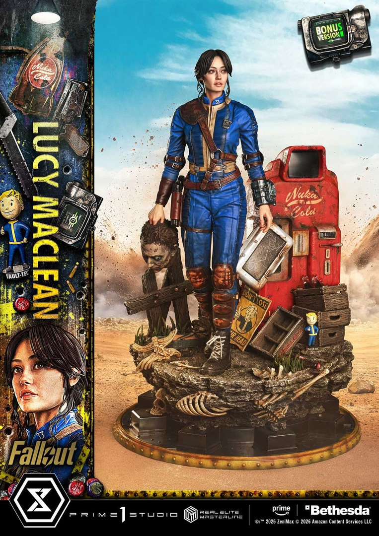 Estatua lucy mclean fallout (tv series) real elite masterline bonus ver. 1/4 prime 1 studio