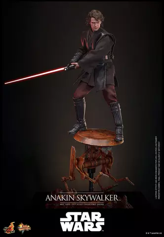 Figura Anakin Skywalker Star Wars: Episodio III La Venganza de los Sith Movie Masterpiece 1/6 Hot Toys