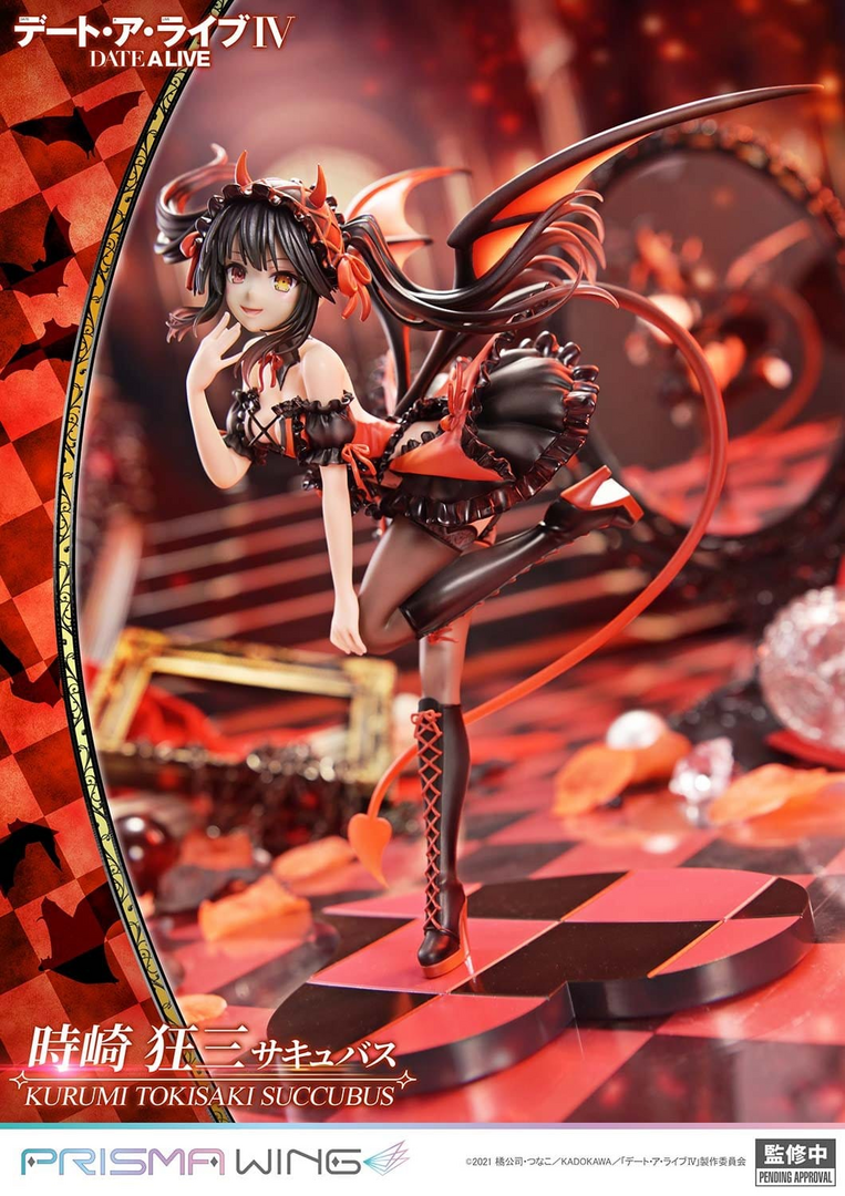 Estatua kurumi tokisaki date a live succubus ver. 1/7 prisma wing prime 1 studio