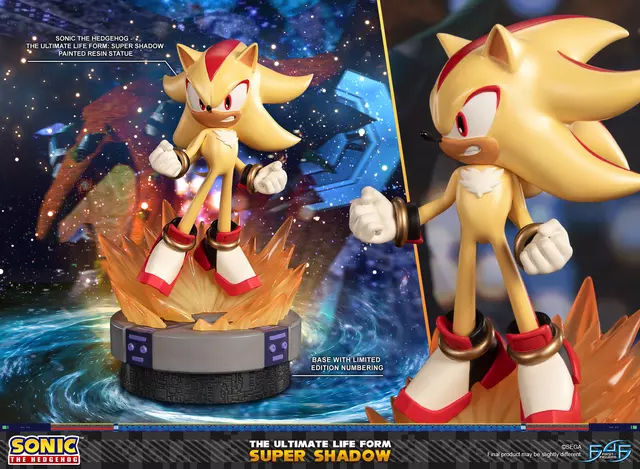Reservar Estatua Resina Super Shadow Sonic the Hedgehog The Ultimate Life Form First 4 Figures Estatuas Premium