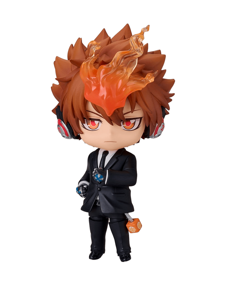 Figura tsunayoshi sawada katekyo hitman reborn! black suit ver. nendoroid orange rouge