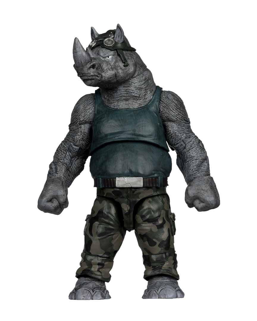 Figura rocksteady mcfarlane toys las tortugas ninja page punchers