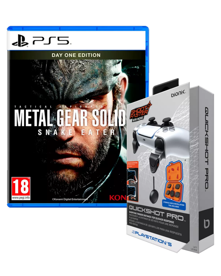 Metal Gear Solid Delta: Snake Eater Day One Edition + Bionik QuickShot Pro