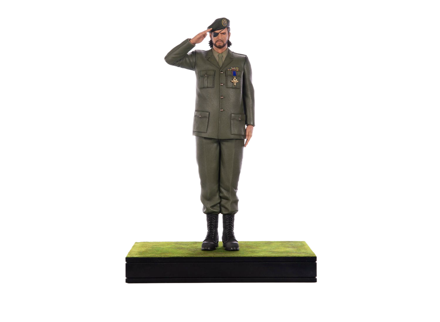Figura big boss requiem snake eater estatua resina metal gear solid 3 55 cm (standard edition)