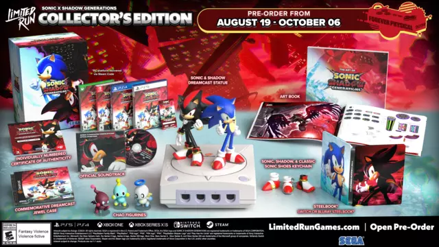 Reservar Sonic x Shadow Generations Edición Coleccionista Xbox Series Coleccionista - EEUU